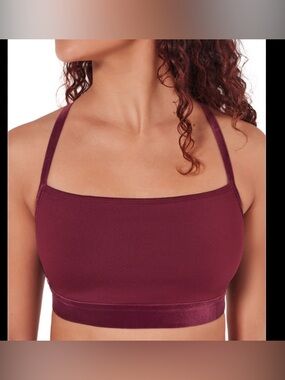 BNWT Capezio Lace Accent Crop Top
